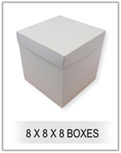 GREETING CARD JEWELLERY ETC 10 WHITE 6" x 6" WINDOW BOX LINGERIE GIFTS